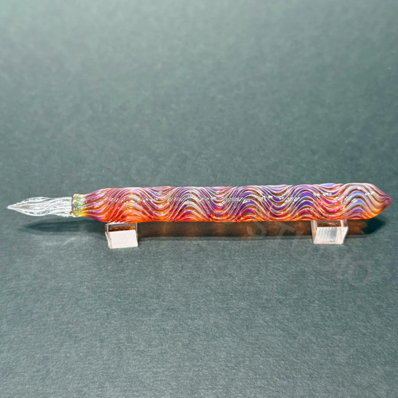 HASE Glass Studio Glass Pen - Ripples - Image 4