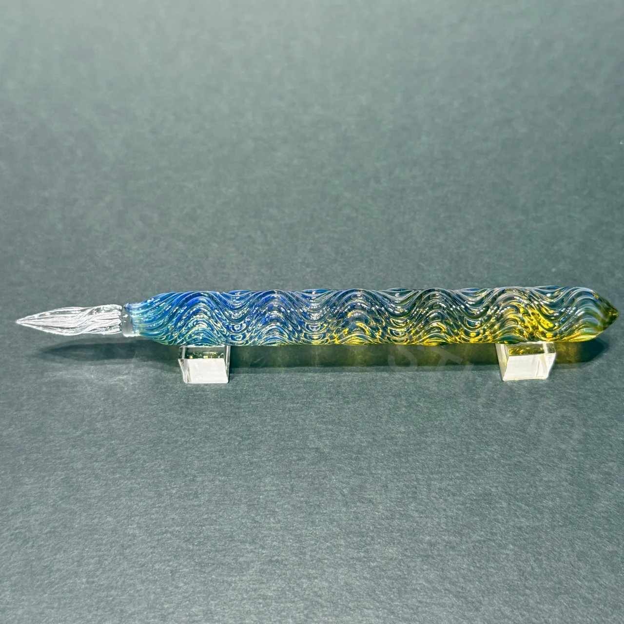 HASE Glass Studio Glass Pen - Ripples - Image 5