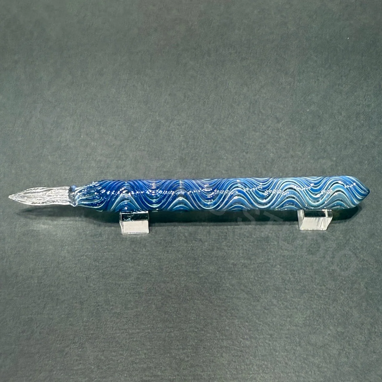 HASE Glass Studio Glass Pen - Ripples - Image 8