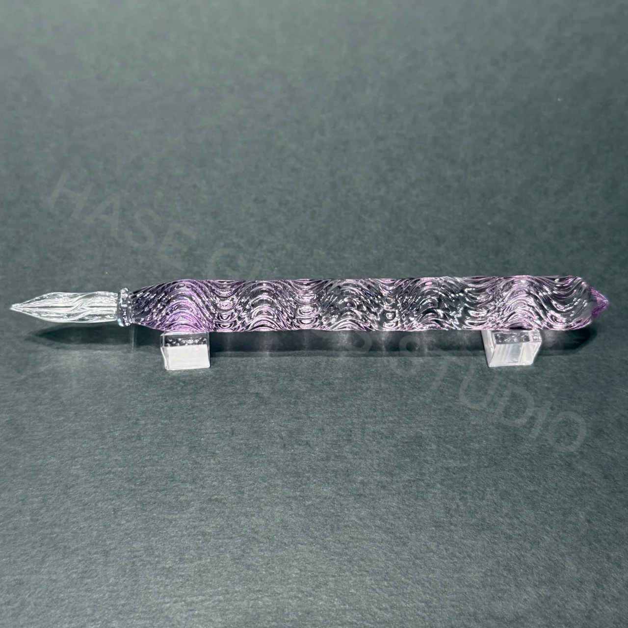 HASE Glass Studio Glass Pen - Ripples - Image 9