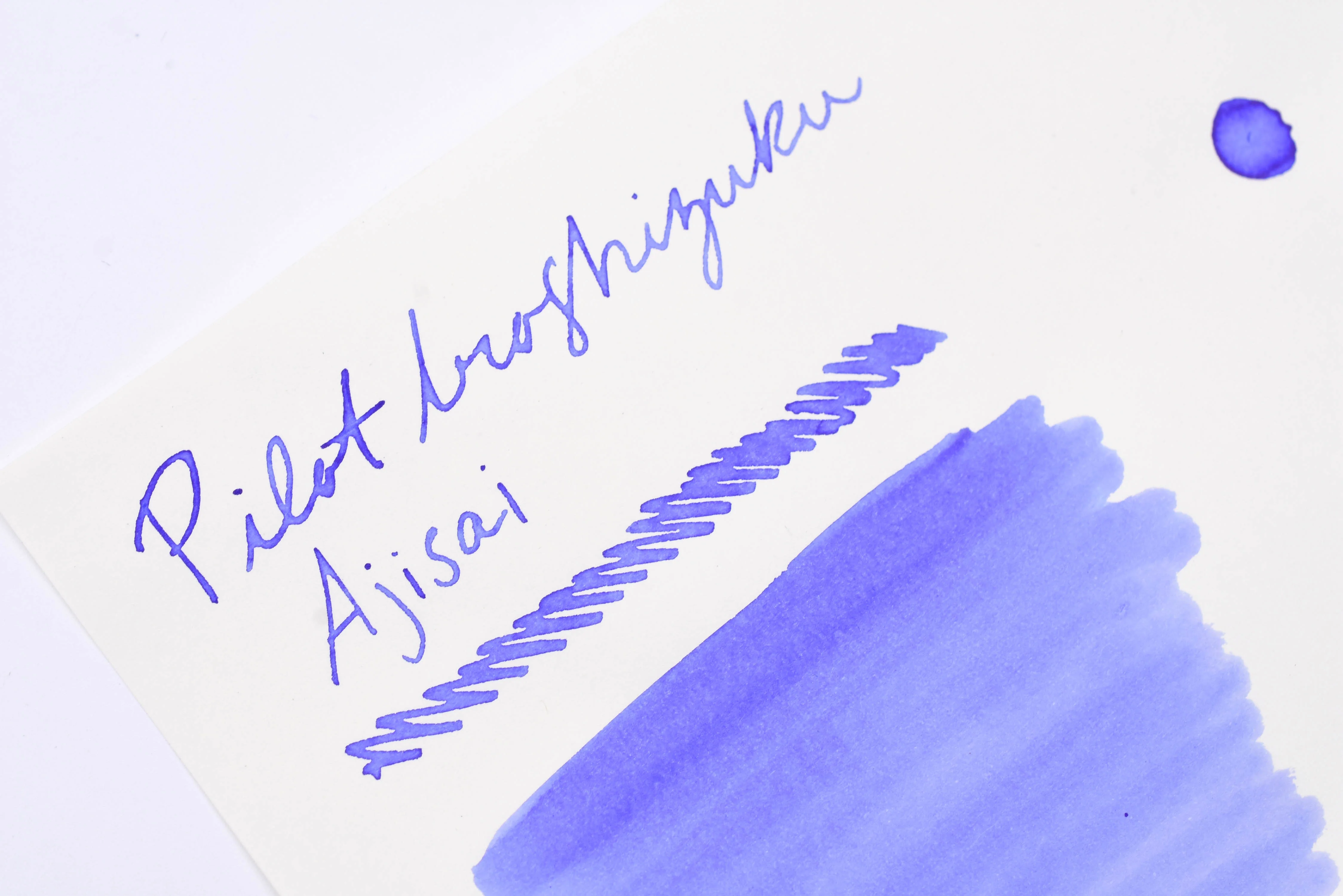 Pilot Iroshizuku Ink - Ajisai - 50 mL Bottle Ink - Image 4