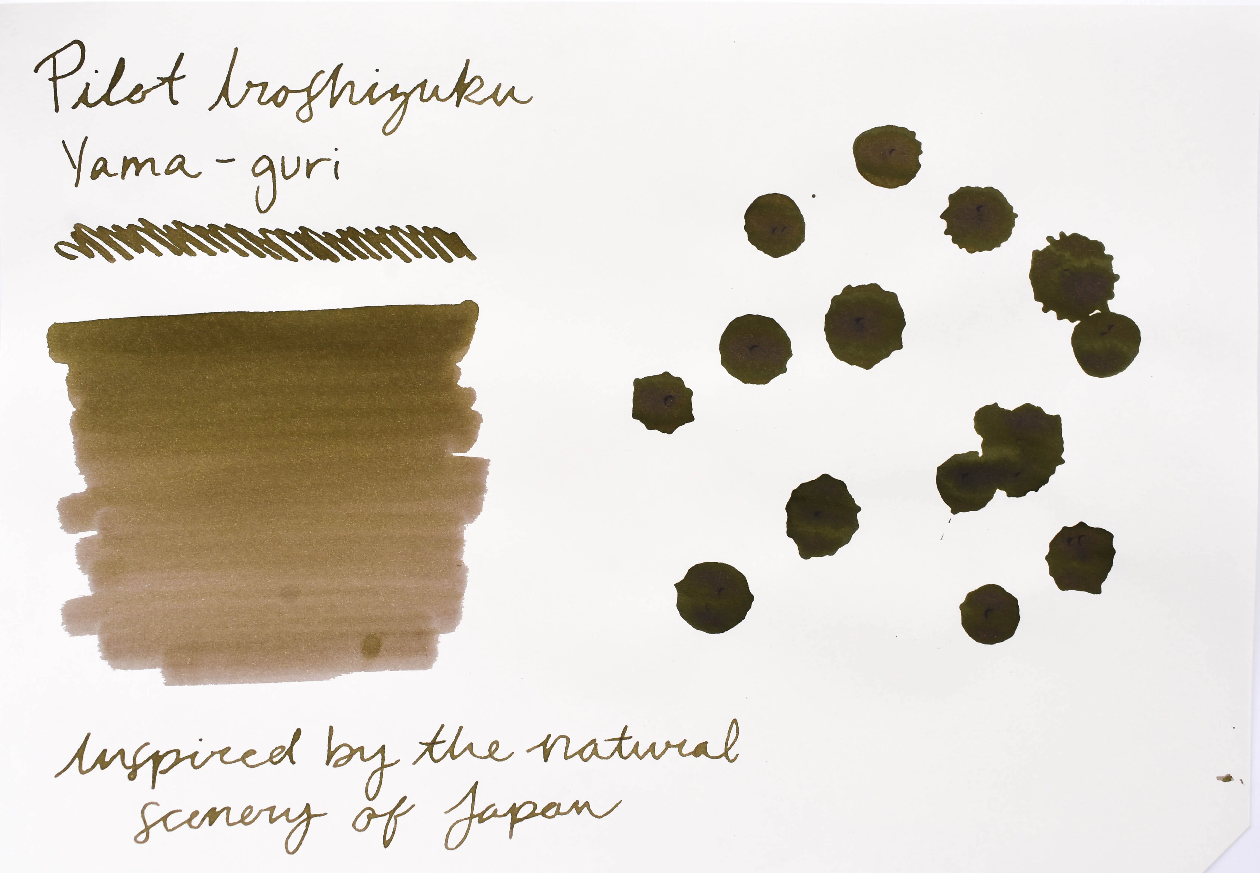 Pilot Iroshizuku Ink - Yama-guri - 50 mL Bottle Ink - Image 3