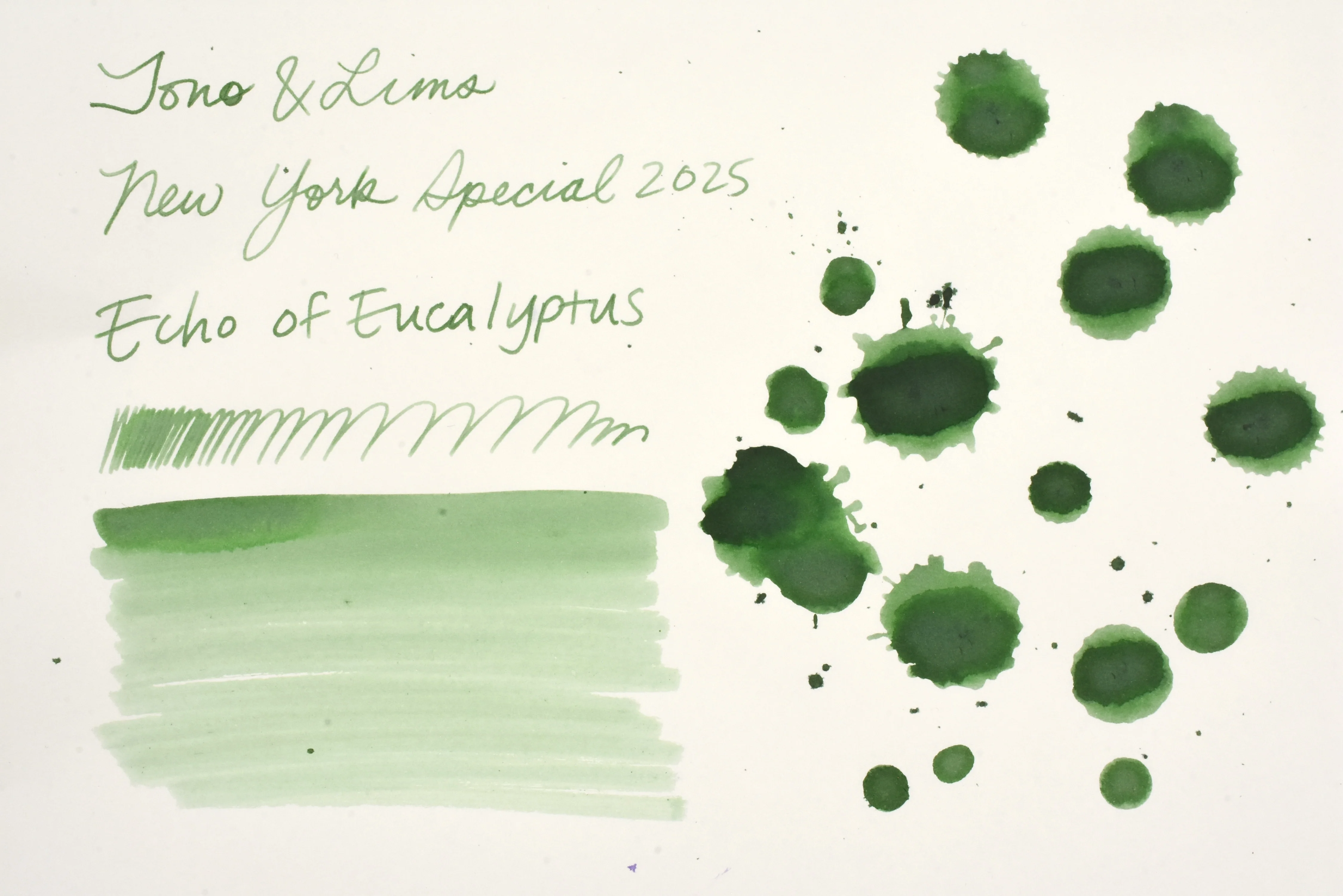 Tono & Lims Ink Bottle - A Space Walk at Yoseka - Echo of Eucalyptus - 30ml - Limited Edition - Image 3