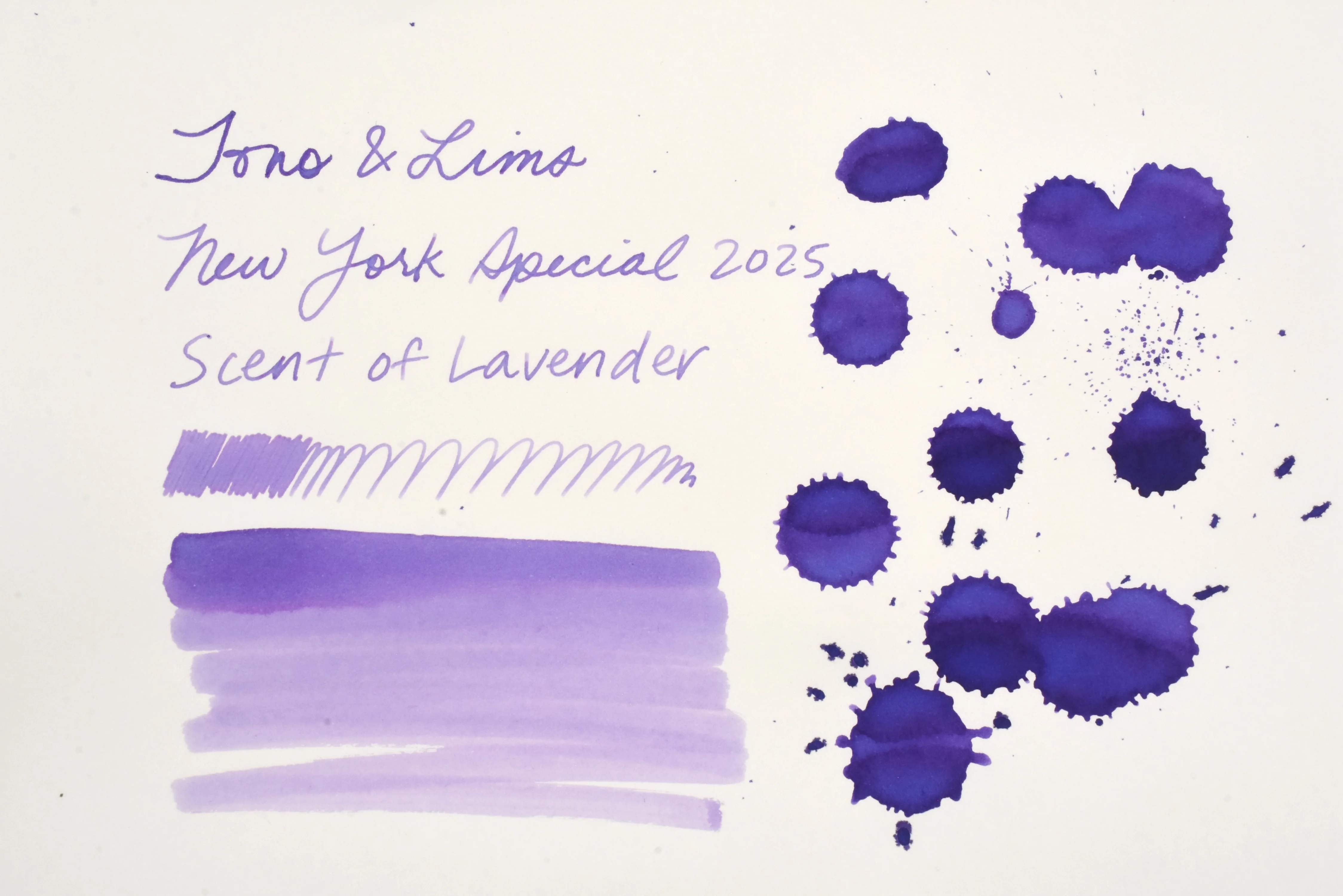 Tono & Lims Ink Bottle - A Space Walk at Yoseka - Scent of Lavender - 30ml - Limited Edition - Image 3