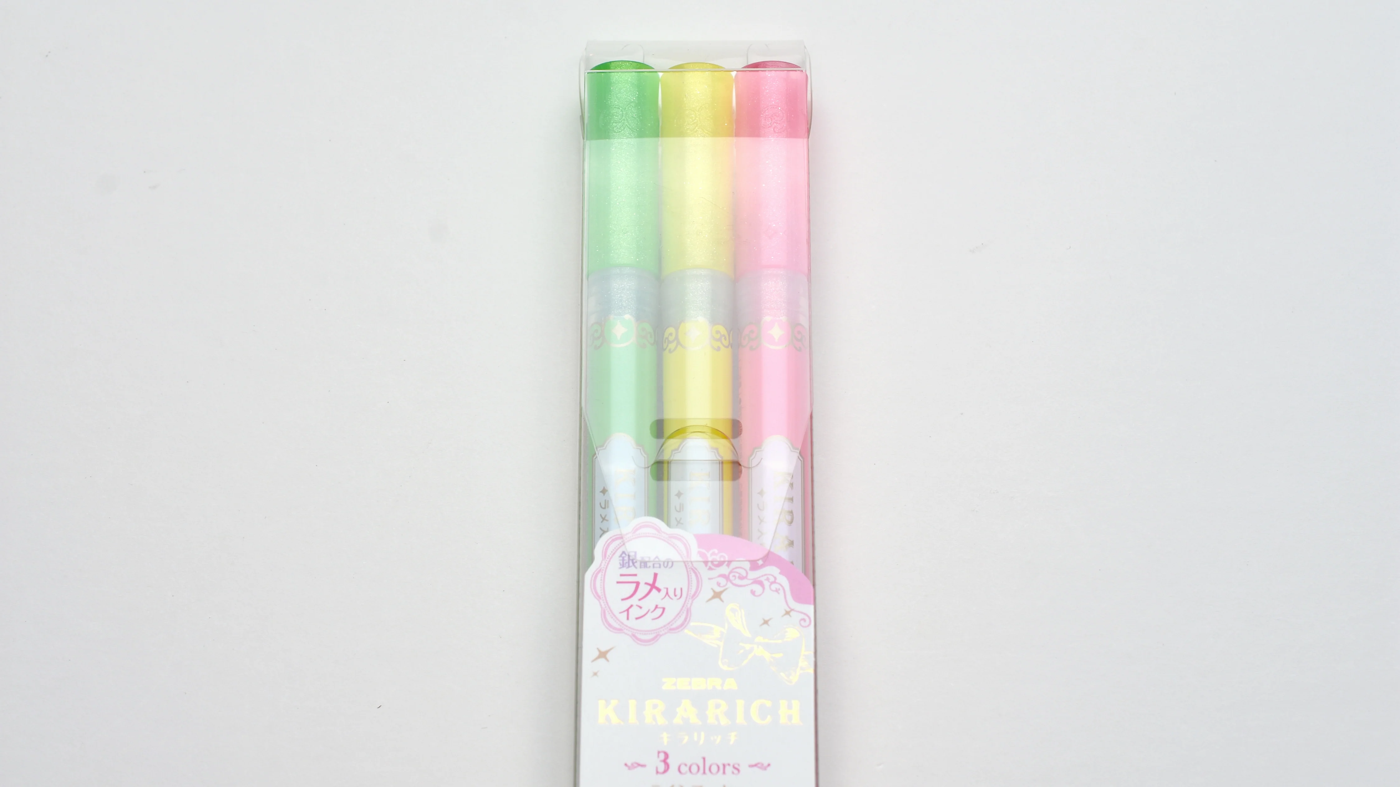 Zebra Glitter Highlighter, Kirarich, Pack of 3 - Image 5